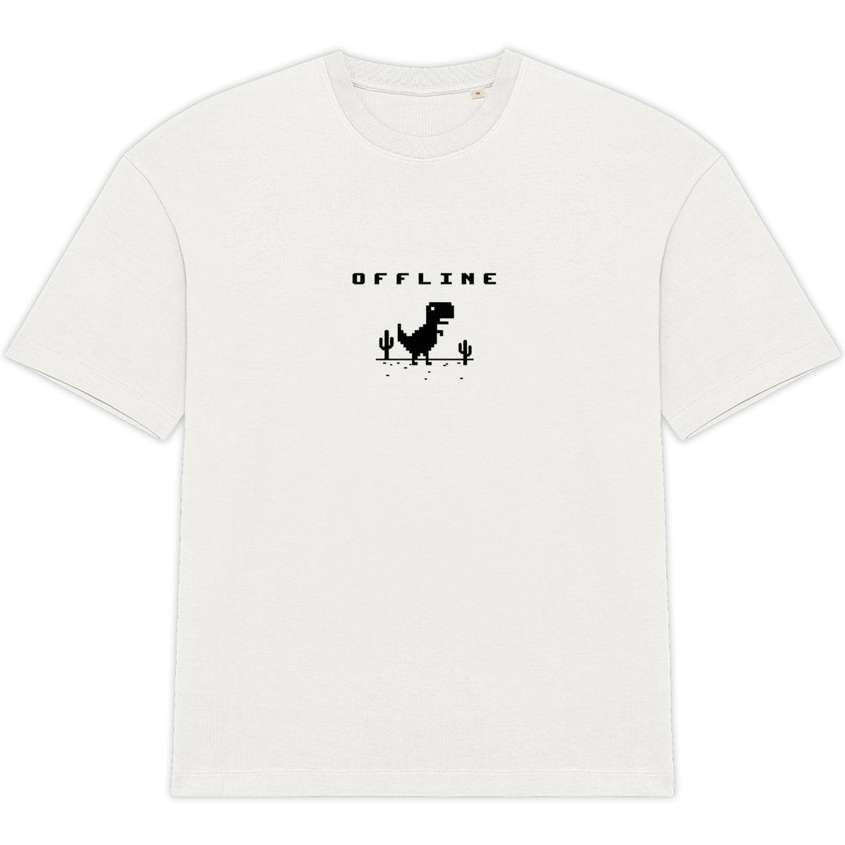 T-shirt Oversize blanc Offline Dino
