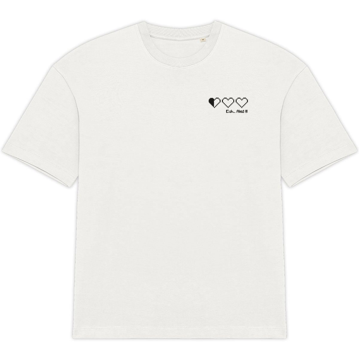 T-shirt Oversize blanc Aled!!! 