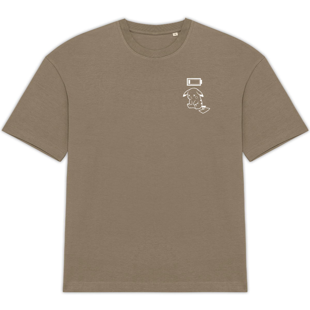 T-shirt Oversize Low battery 