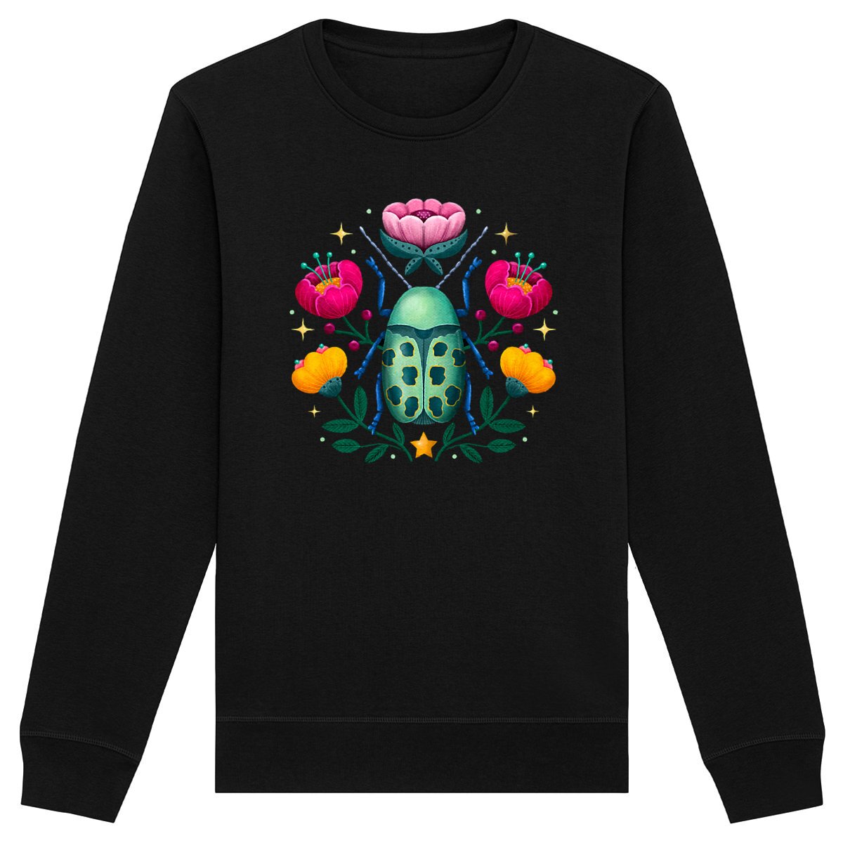 Image back Flower Beetle Dark Sweatshirt