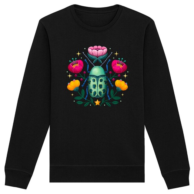 Image back Flower Beetle Dark Sweatshirt