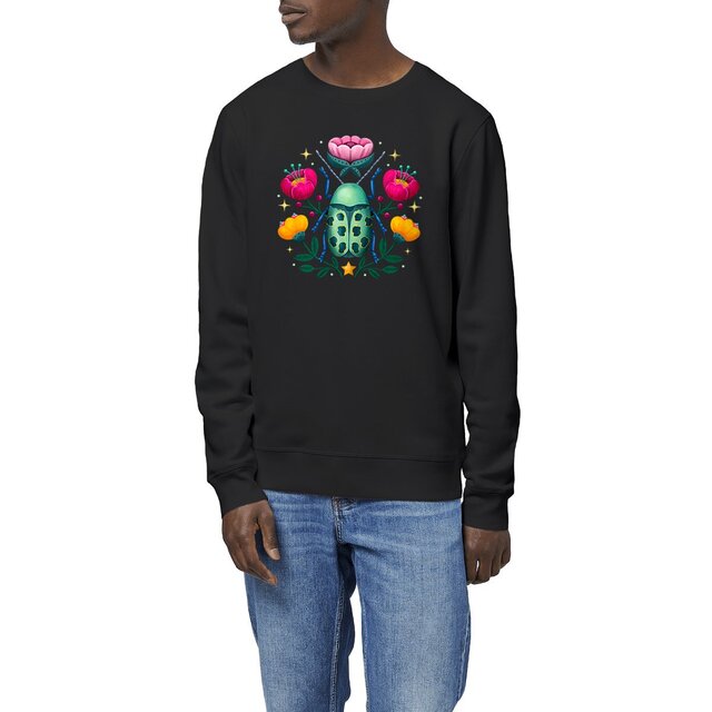 Image front Flower Beetle Dark Sweatshirt