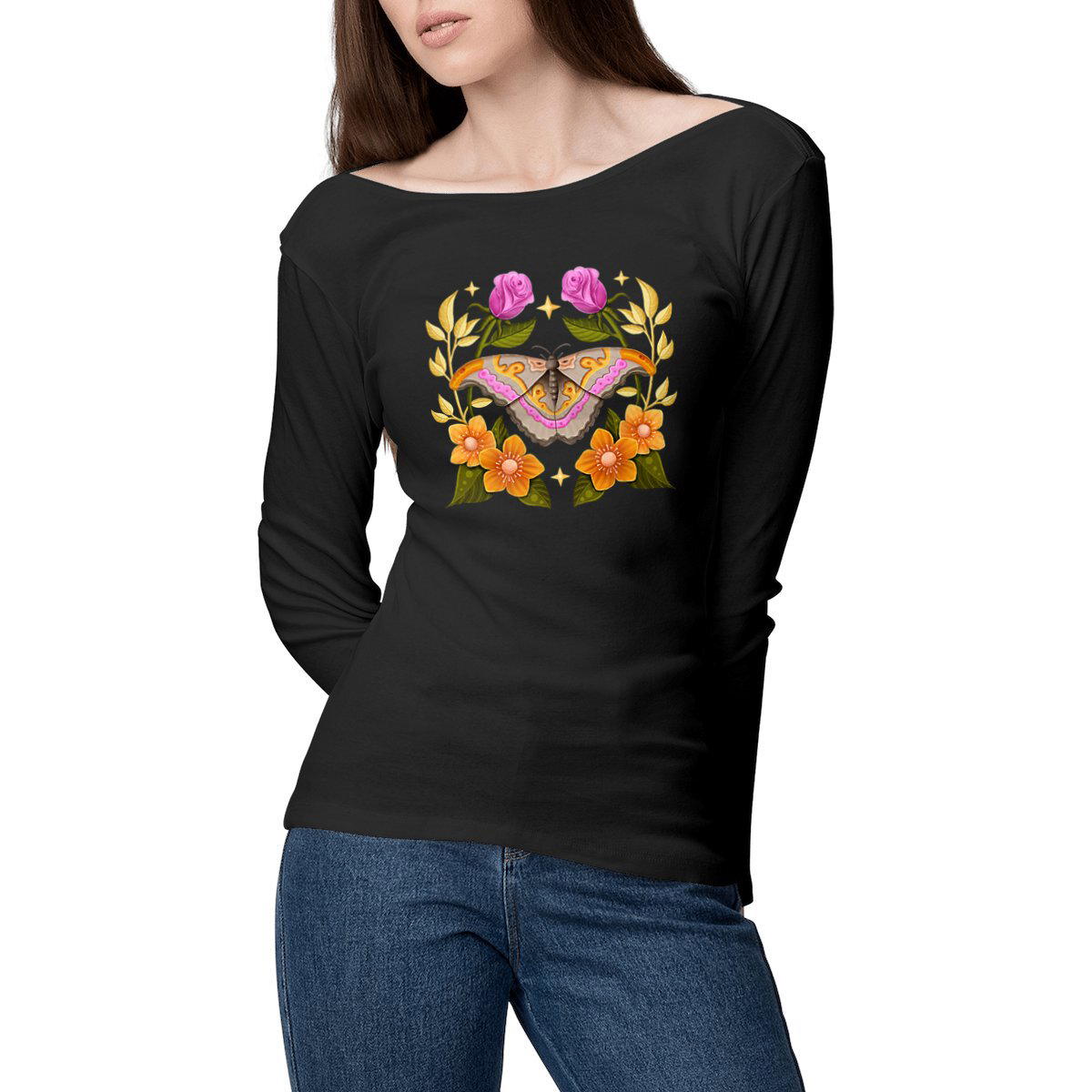 Image front Atlas Moth Women Long Sleeves