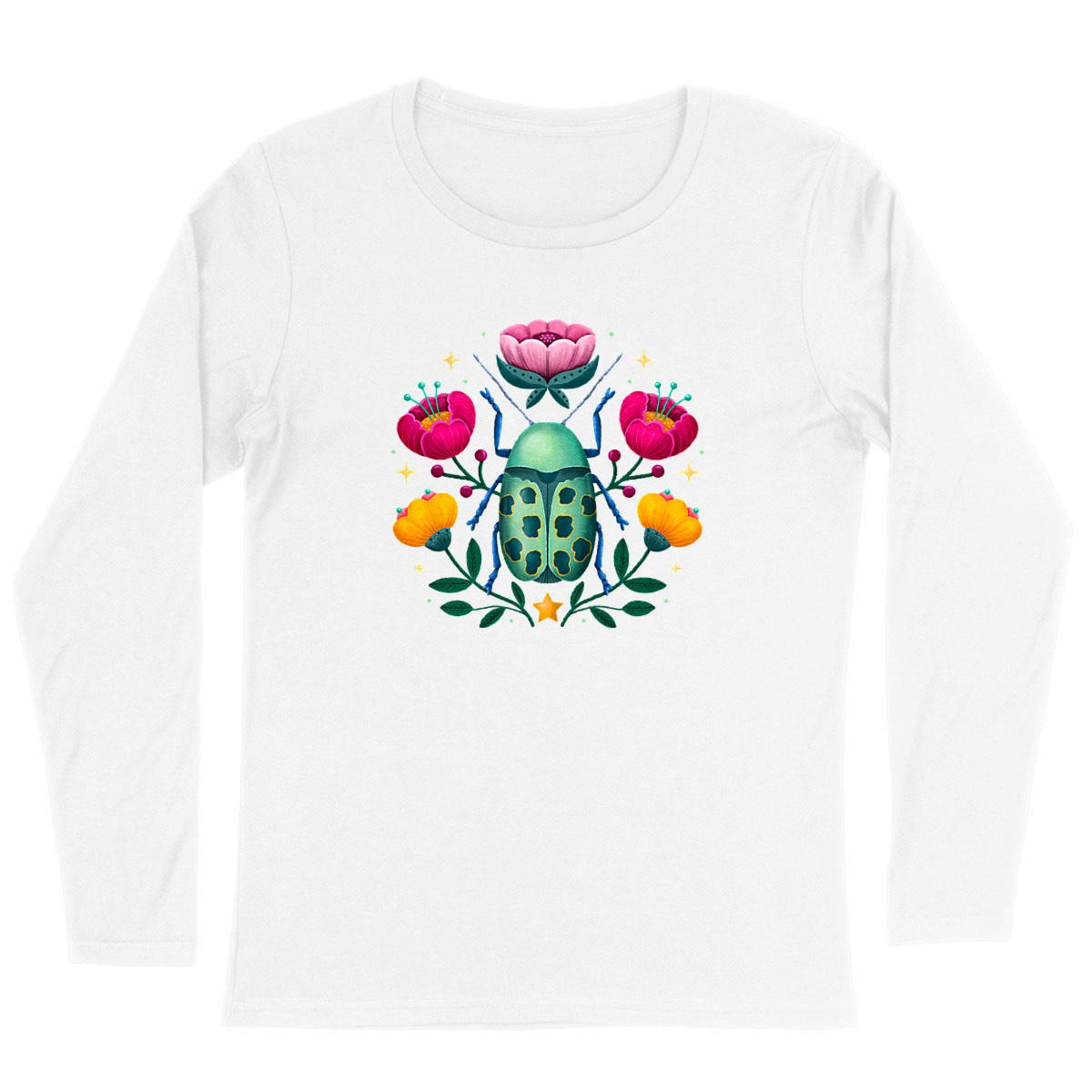 Image back Flower Beetle Light Women Long Sleeves