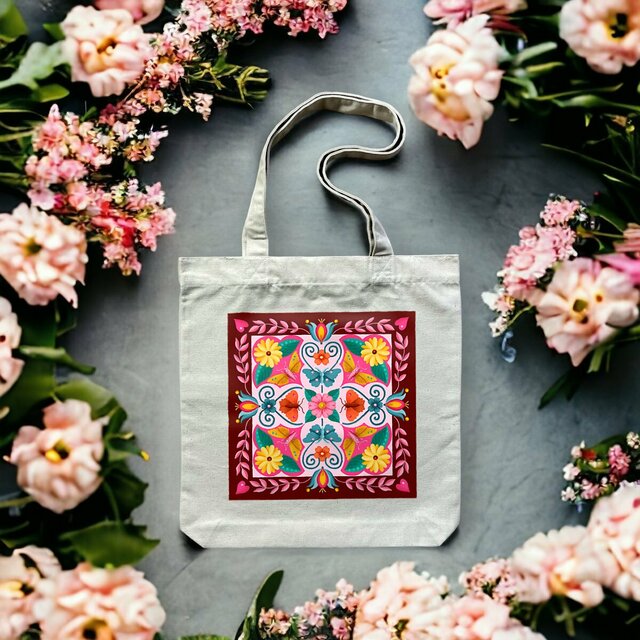 Image front Red Moth Garden Bag