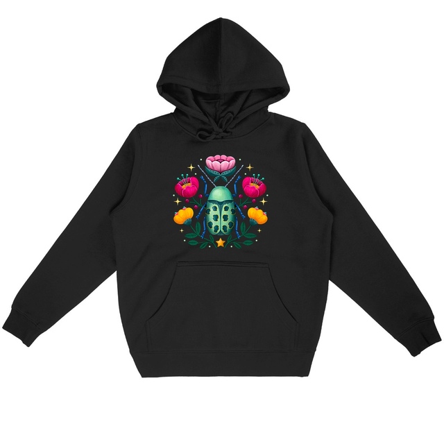 Image back Flower Beetle Dark Hoodie