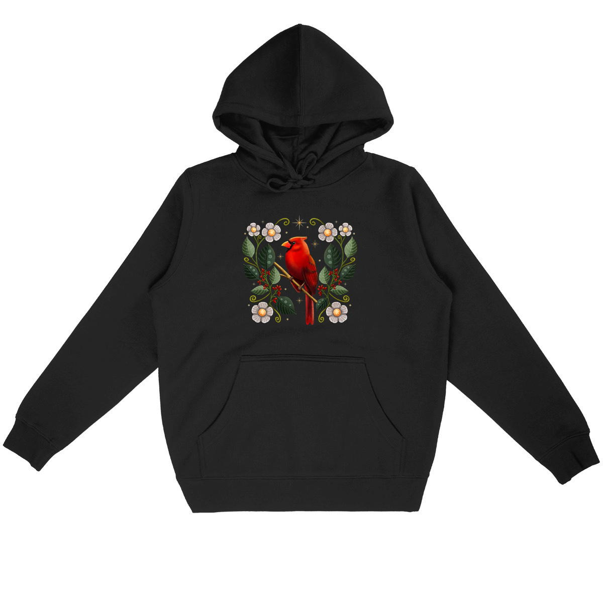 Image front Cardinal Black Hoodie