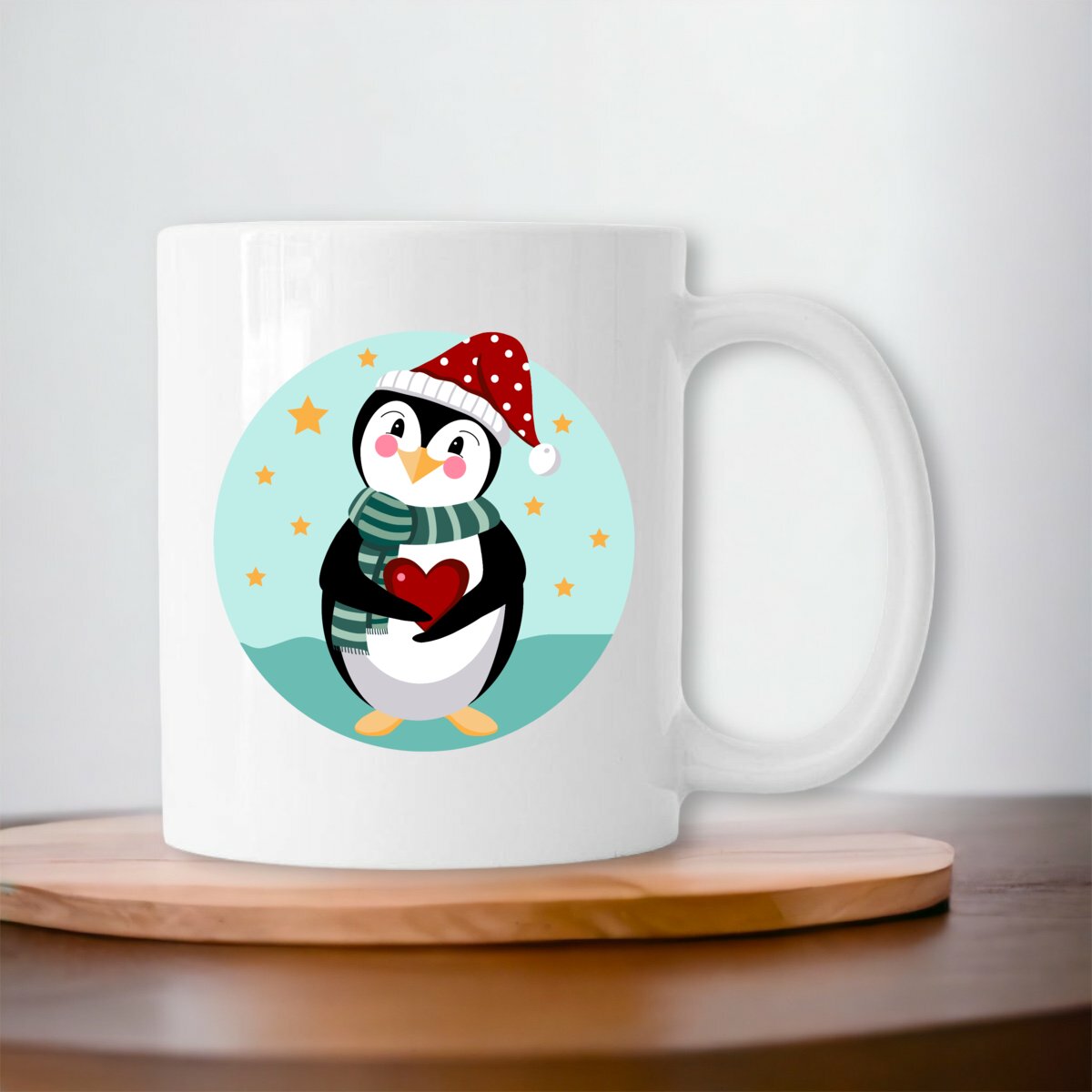 Image front Christmas Support Penguin Mug