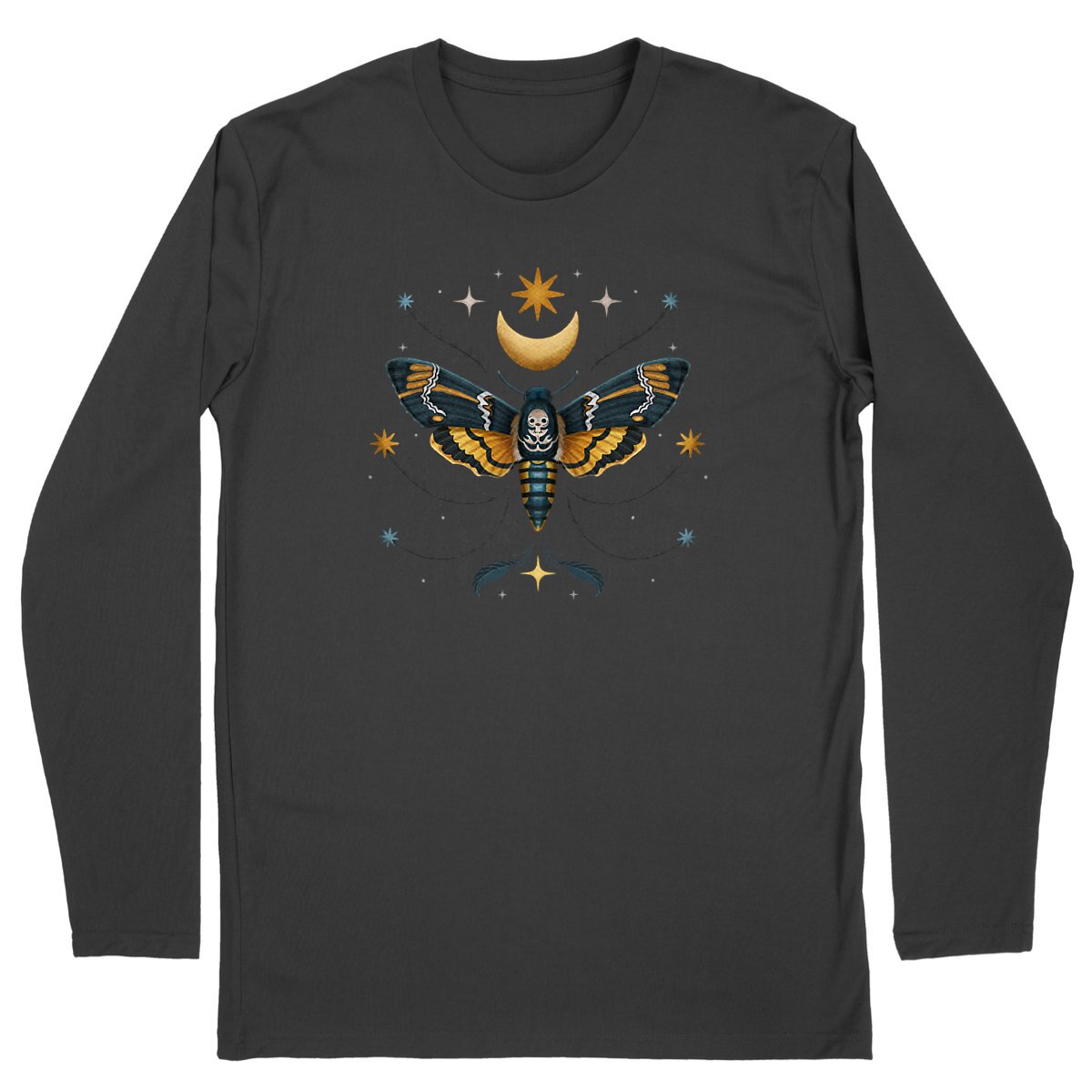 Image back Death Head's Moth Long Sleeves