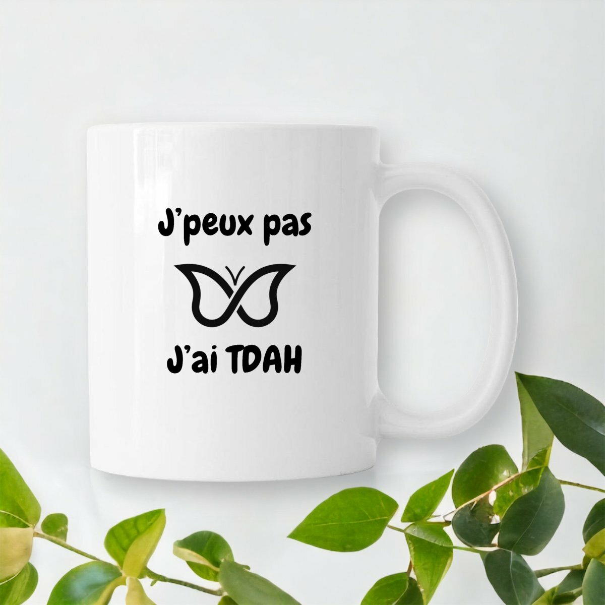 Image front Mug - J'peux pas TDAH