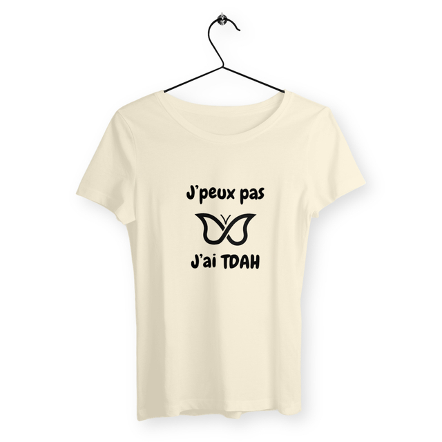 Image back T-shirt Femme - J'peux pas TDAH