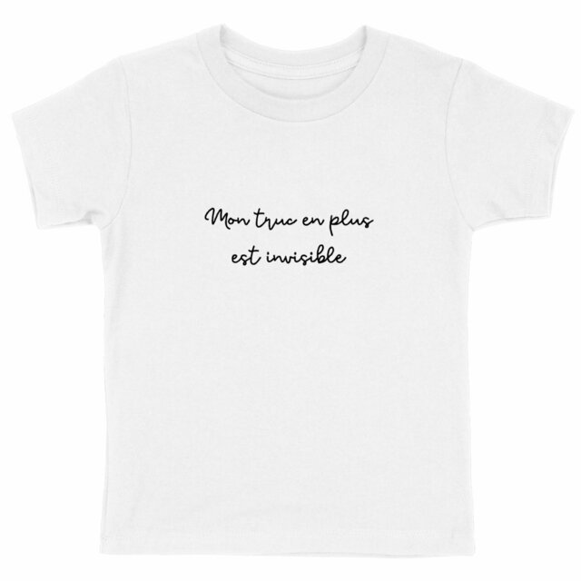 Image back T-shirt Enfant - Invisible