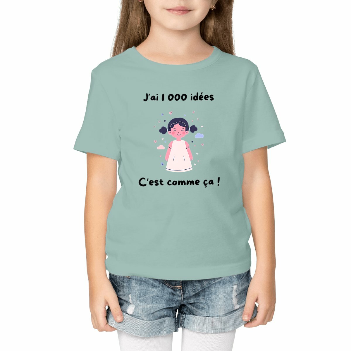 Image front T-shirt Enfant - 1 000 idées