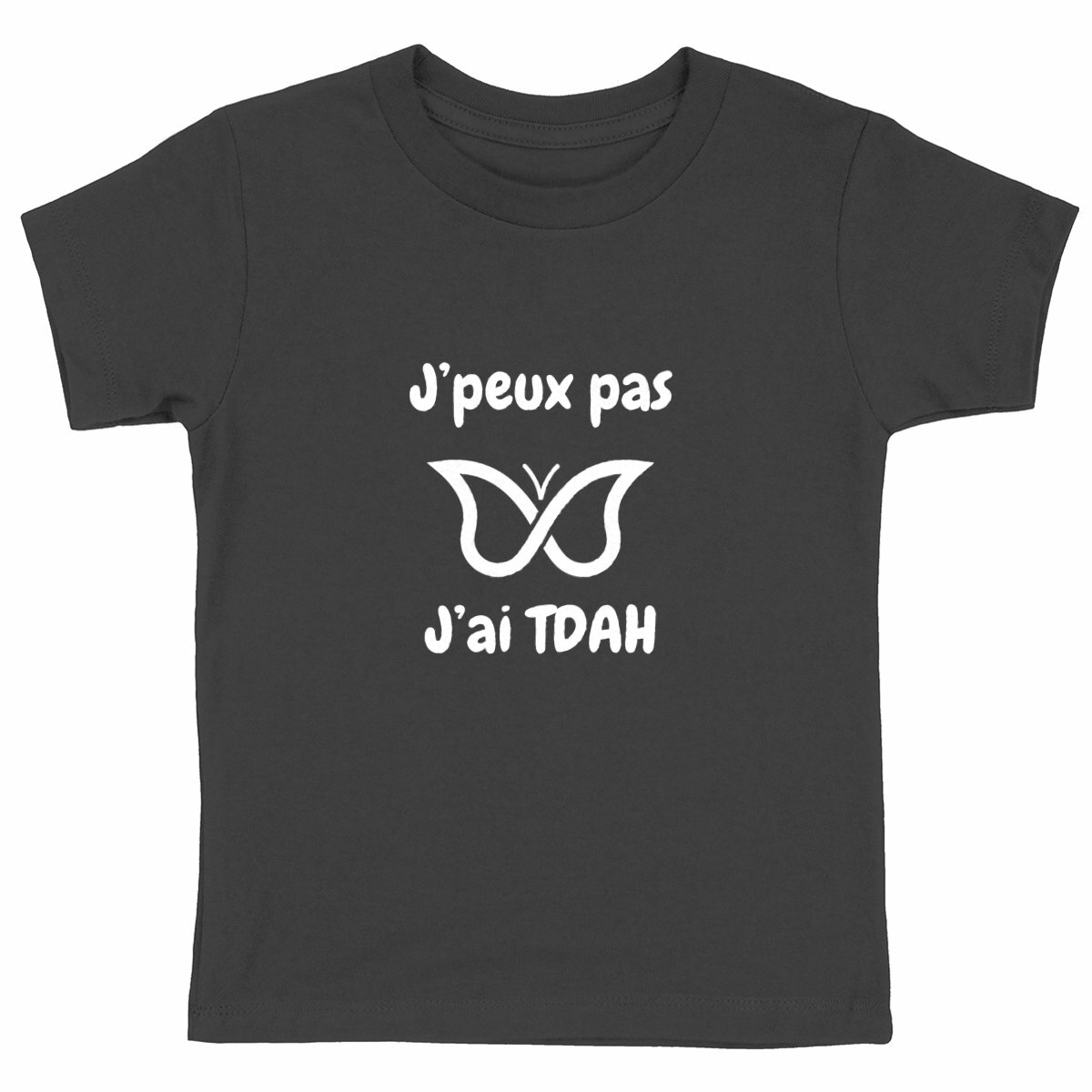 Image back T-shirt Enfant - J'peux pas TDAH