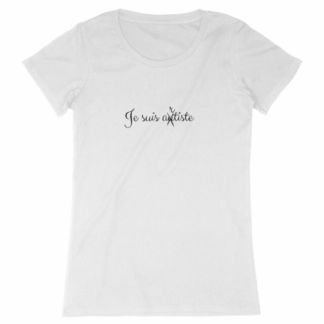 Image back T-shirt Femme - Artiste