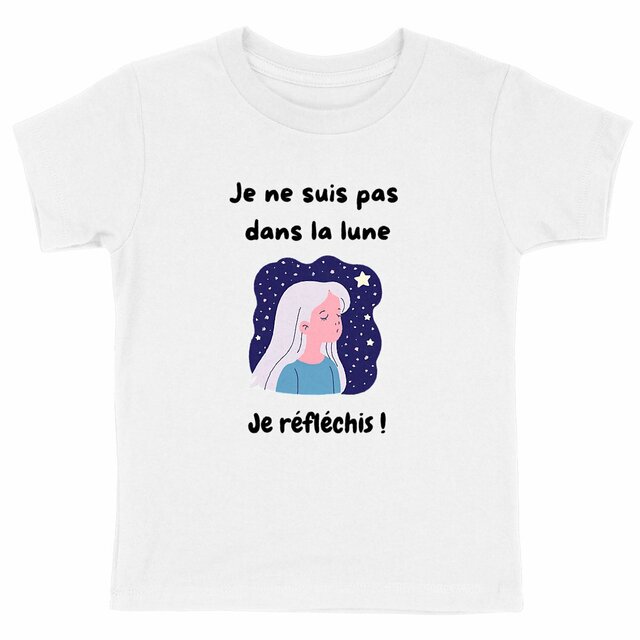 Image back T-shirt Enfant - Lune