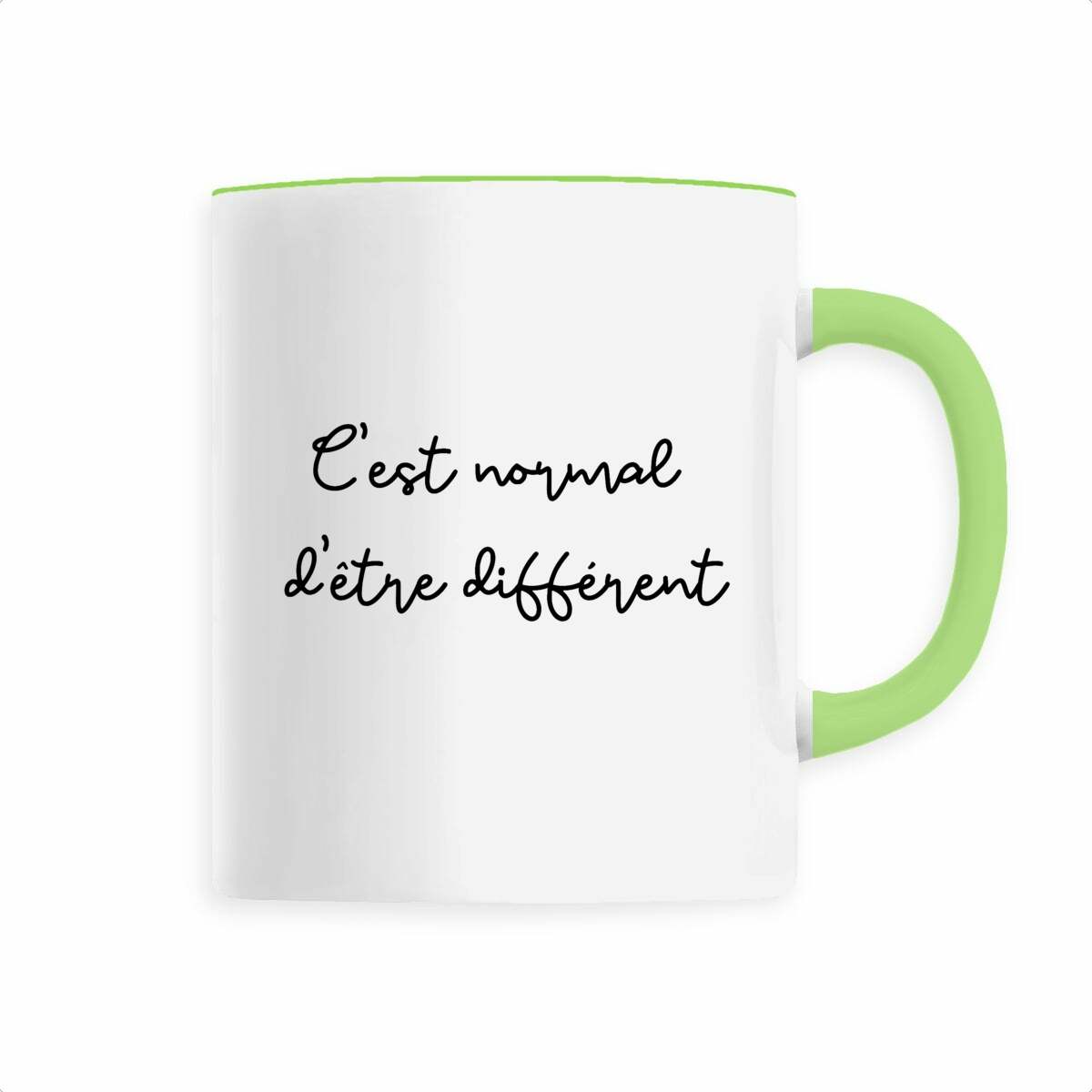 Image back Mug - Normal d'être différent