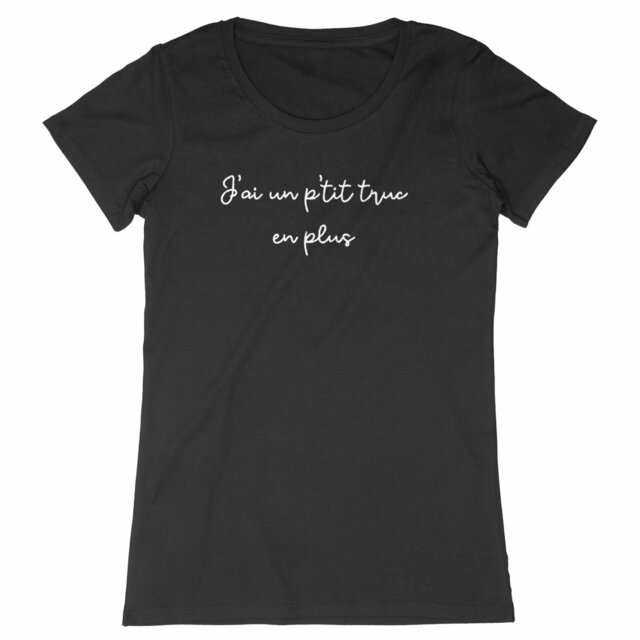 Image back T-shirt Femme - P'tit truc en plus