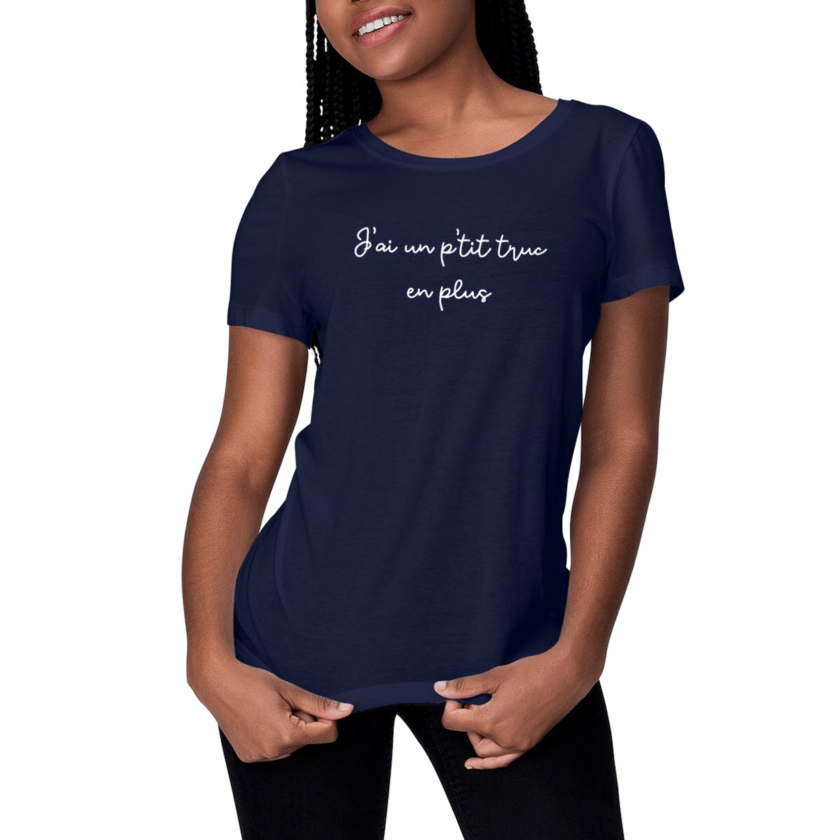 Image front T-shirt Femme - P'tit truc en plus