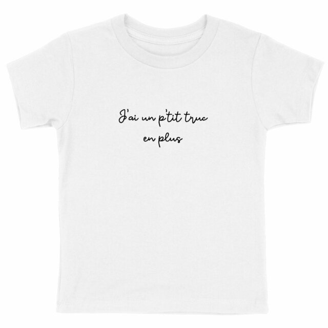 Image back T-shirt Enfant - P'tit truc