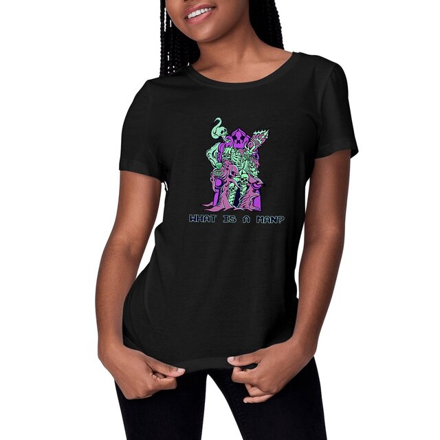 Image front Bored Throne Lich, What is a Man? (Vaporwave Colors)