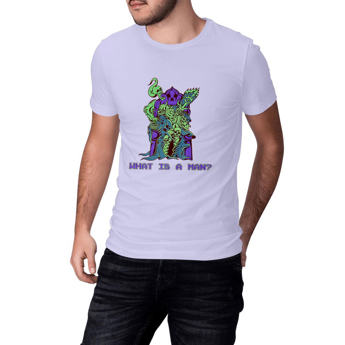 Image front Bored Throne Lich, What is a Man (Skullitor colors)