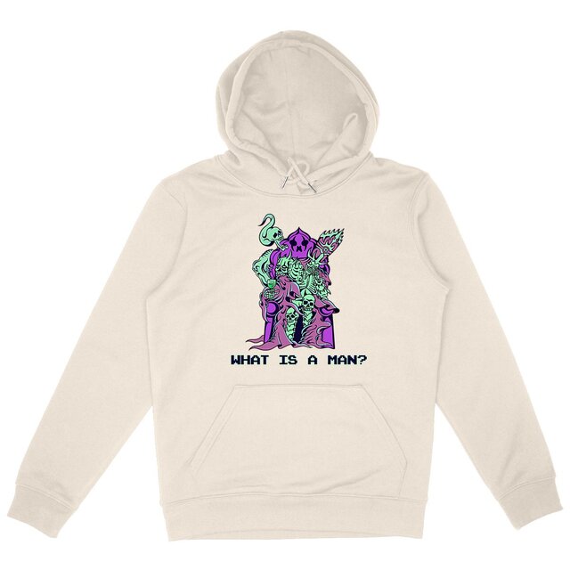Image back Bored Throne Lich, What is a Man? (Vaporwave Colors)
