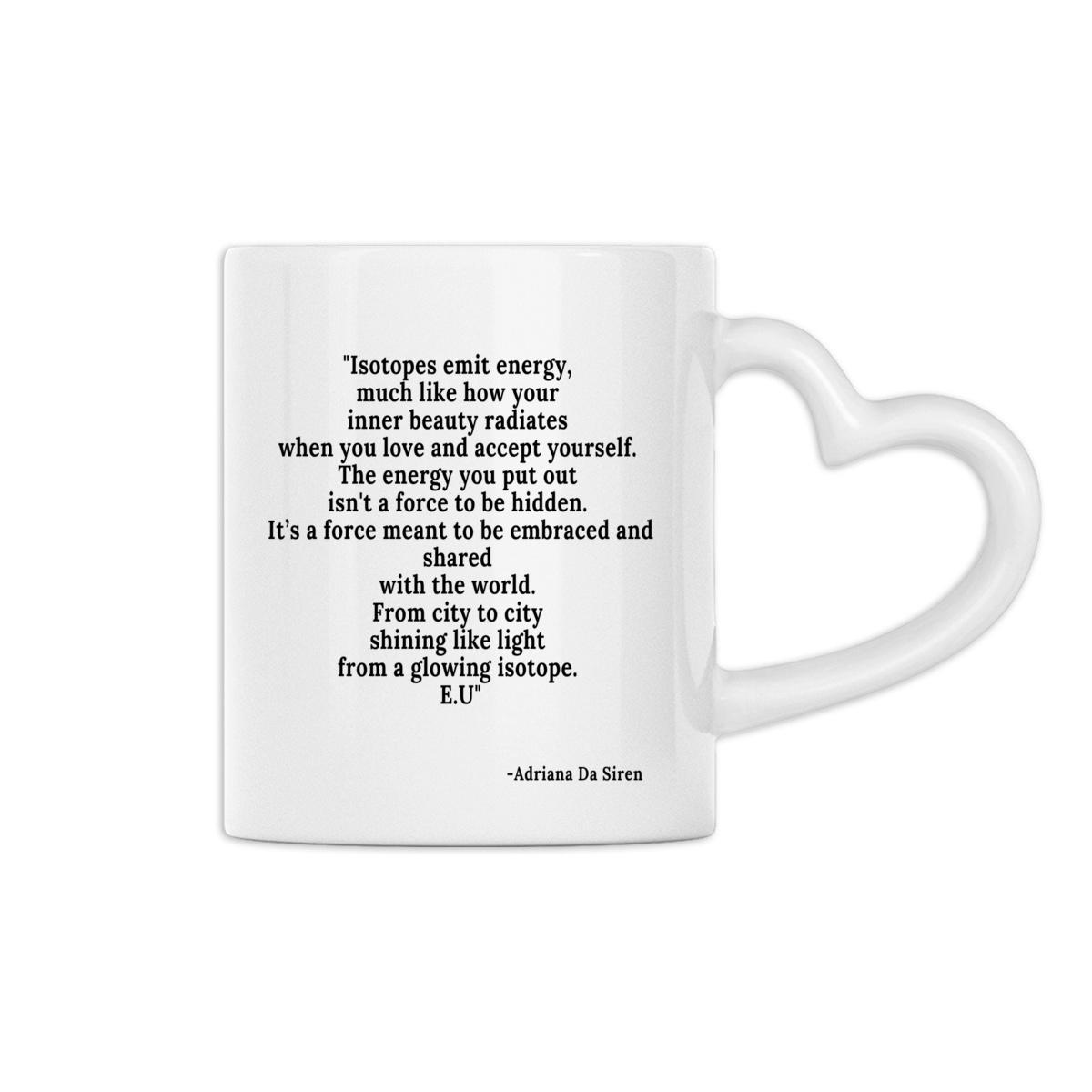 Heart-Shaped Mug - Perfect Gift for Loved Ones - EU