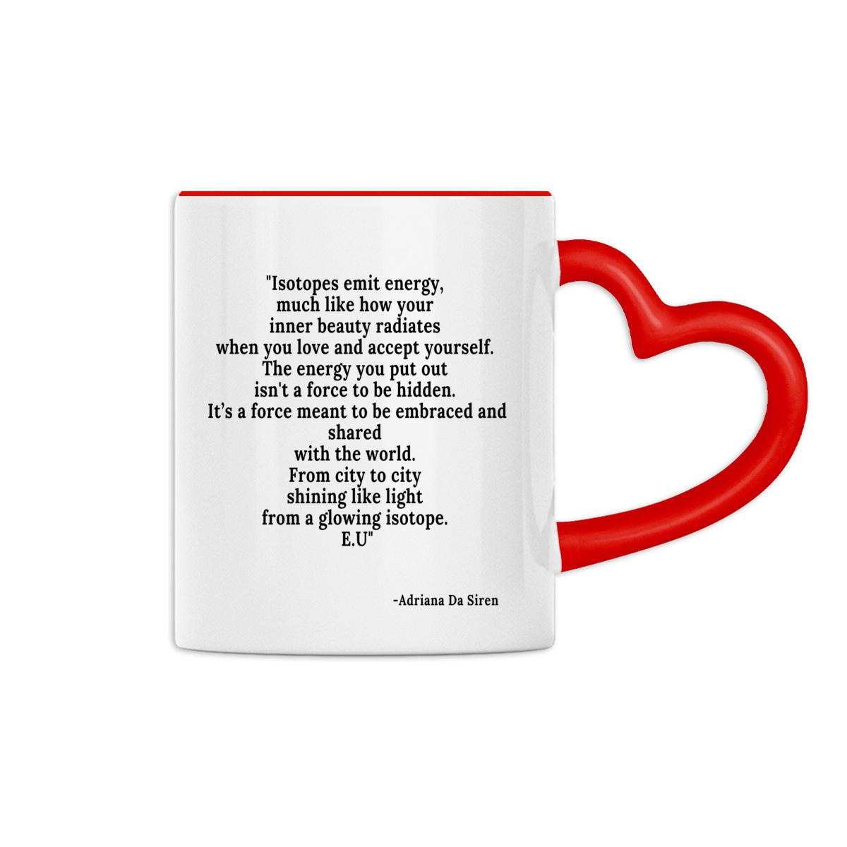 Heart-Shaped Mug - Perfect Gift for Loved Ones - EU - Image