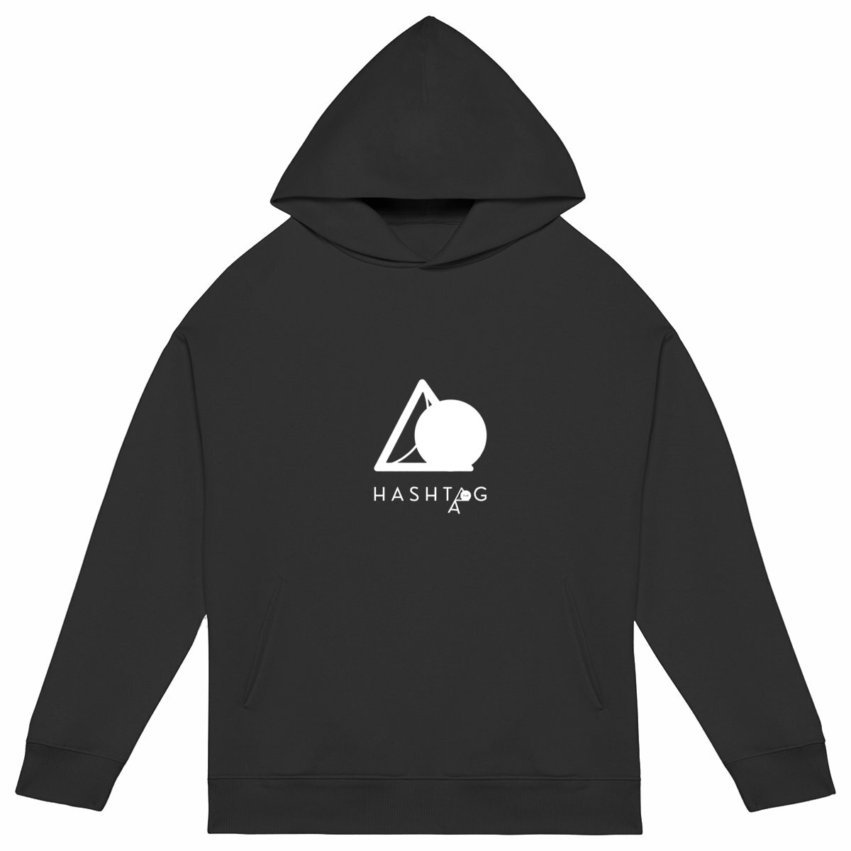 Image front H A S H T A G - Speak for Yourself - U&I-Gender Oversized Hoodie White Edited