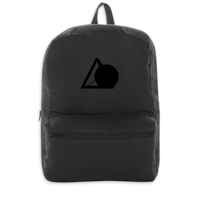 Image back Recycled Bagpack Black - DiwB Edition.