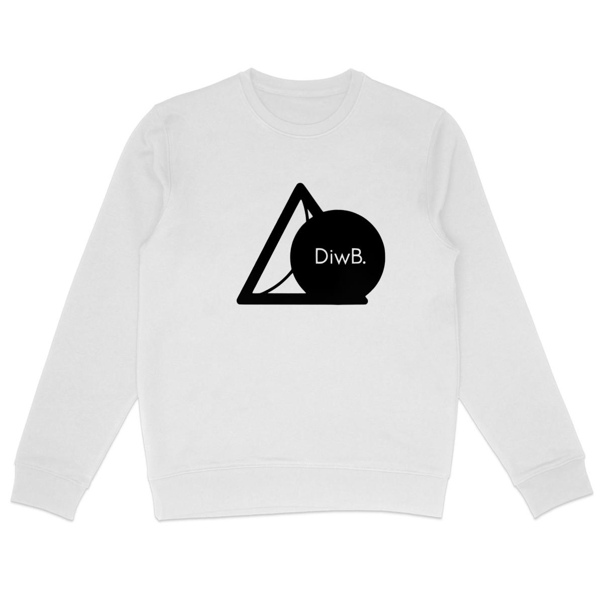 Image front Lightweight U&I-Gender Sweatshirt Black - DiwB Edition.