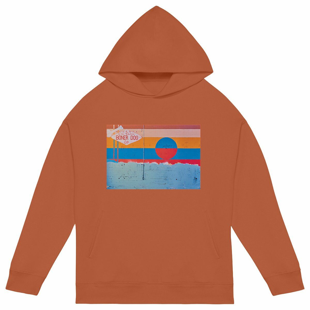 Image back Happy Wiener - U&I-Gender Hoodie Oversized