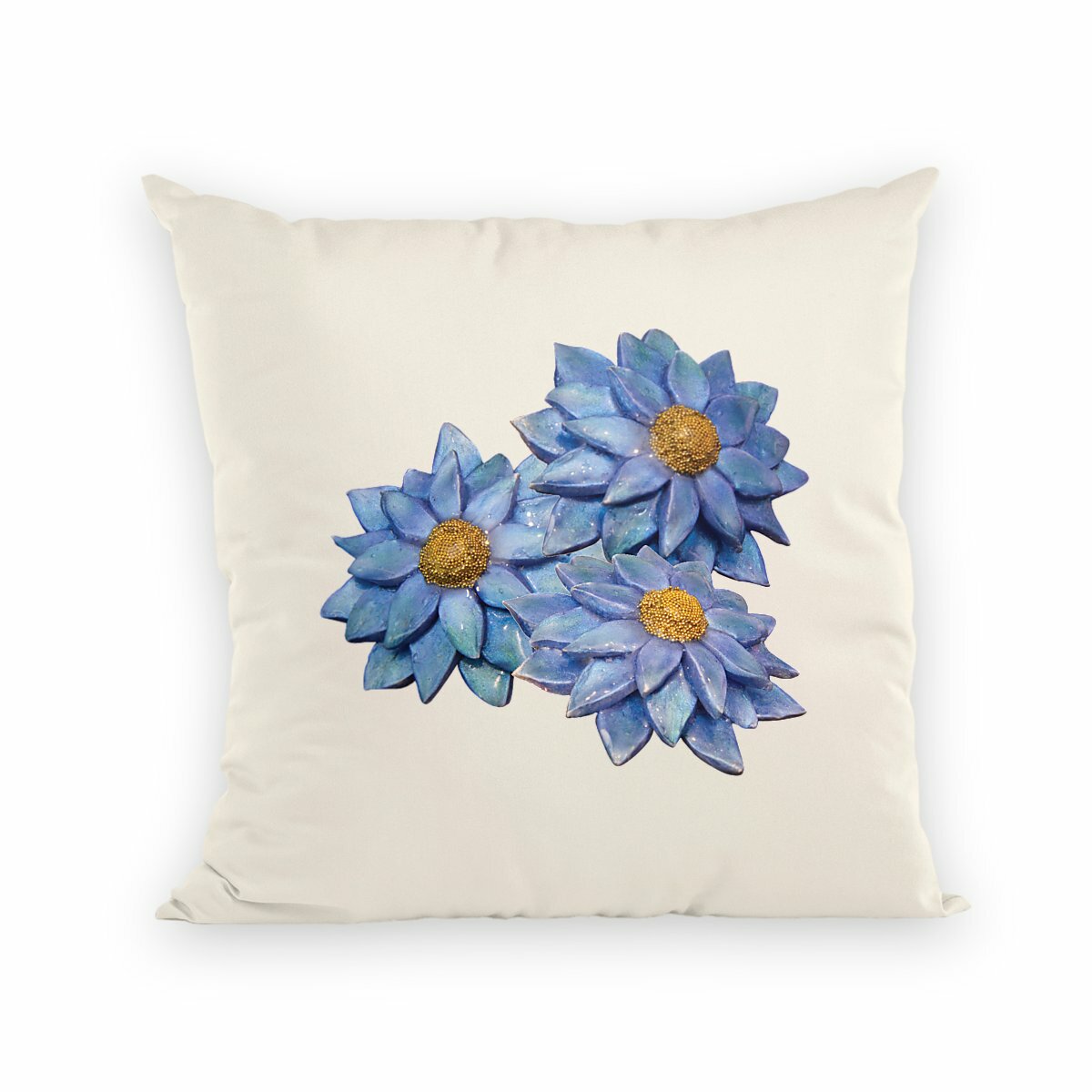 Image front Gaïa Bleue #3 Grande - Coussin d'Intérieur