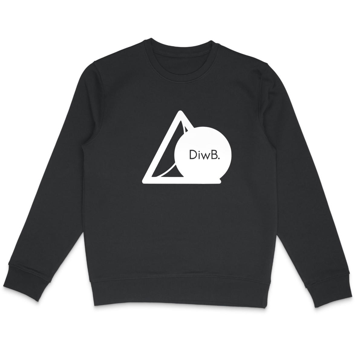 Image back Lightweight U&I-Gender Sweatshirt White - DiwB Edition.