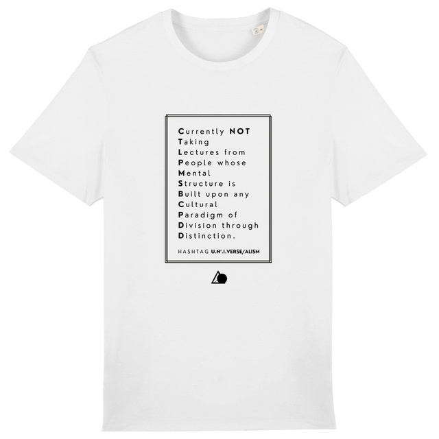 Image front H A S H T A G - Universal. - U&I-Gender T-Shirt Heavyweight Black Edited