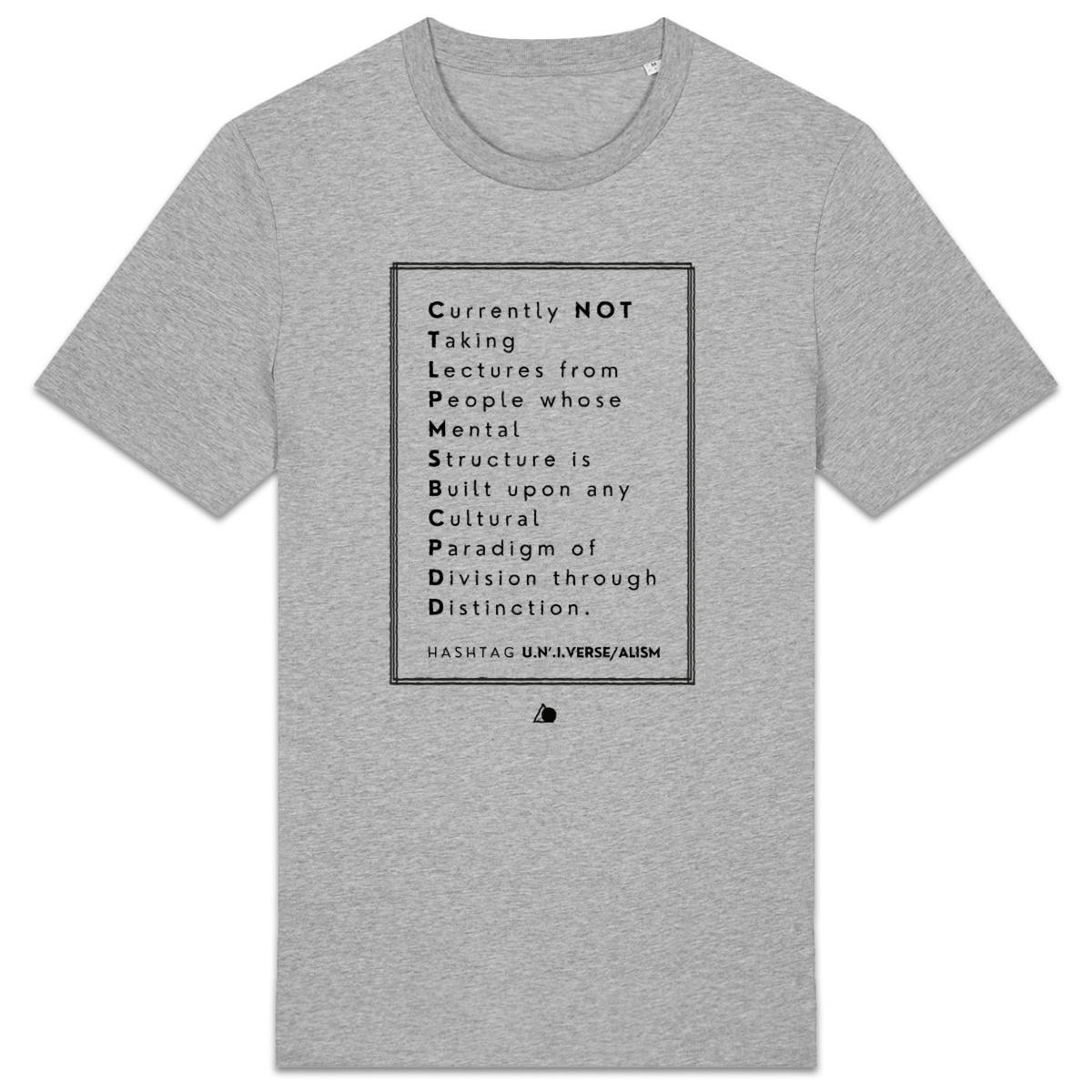 Image back H A S H T A G - Universal. - U&I-Gender T-Shirt Heavyweight Black Edited