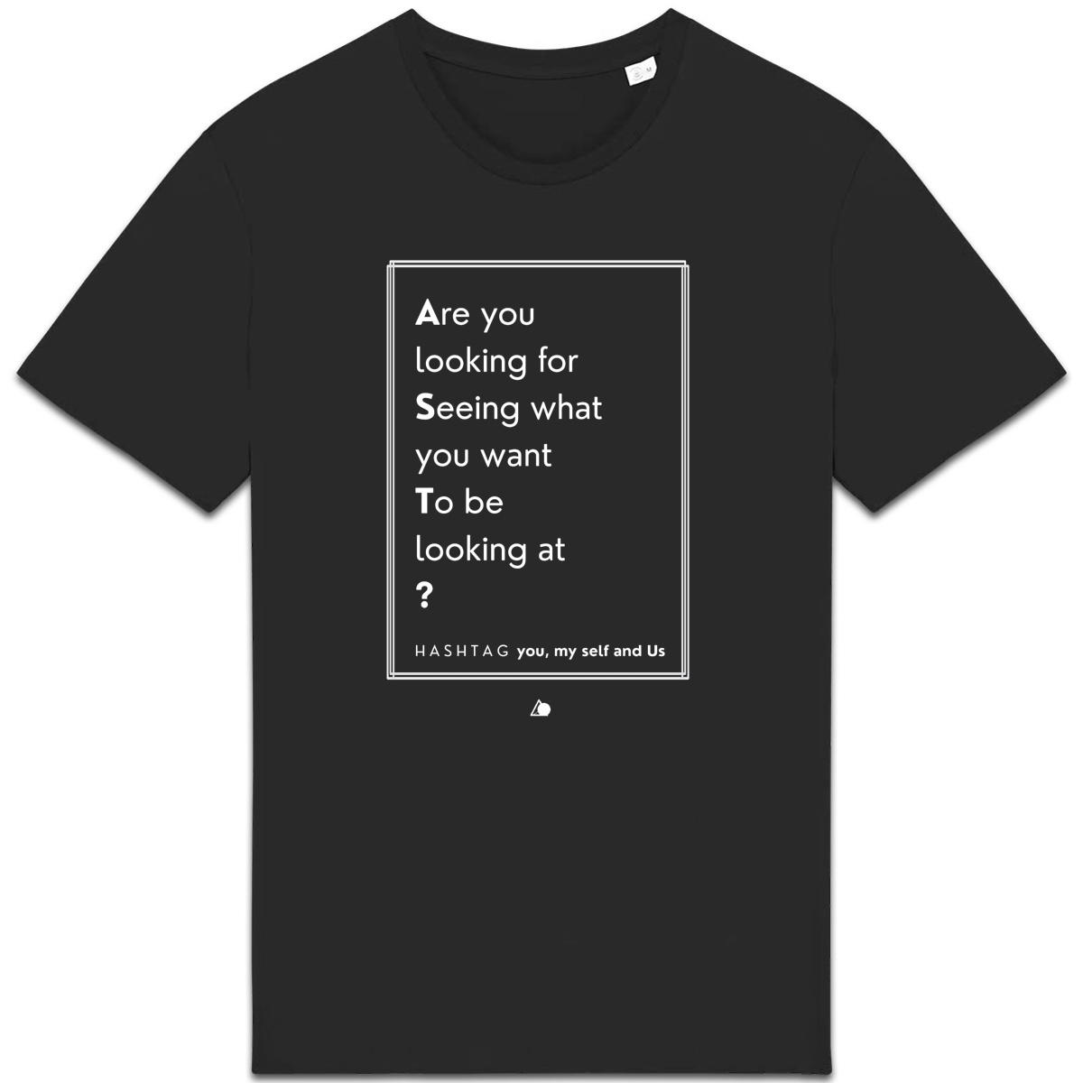 Image front H A S H T A G - The Power of Three. - U&I-Gender T-Shirt Heavyweight White Edited