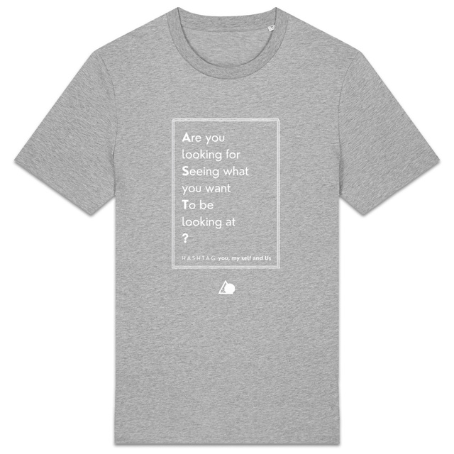 Image back H A S H T A G - The Power of Three. - U&I-Gender T-Shirt Heavyweight White Edited