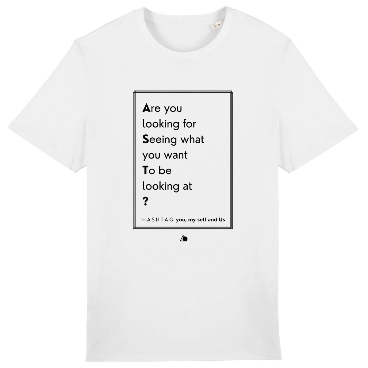 Image front H A S H T A G - The Power of Three. - U&I-Gender T-Shirt Heavyweight Black Edited