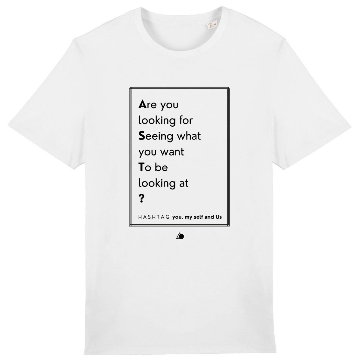 Image front H A S H T A G - The Power of Three. - U&I-Gender T-Shirt Heavyweight Black Edited