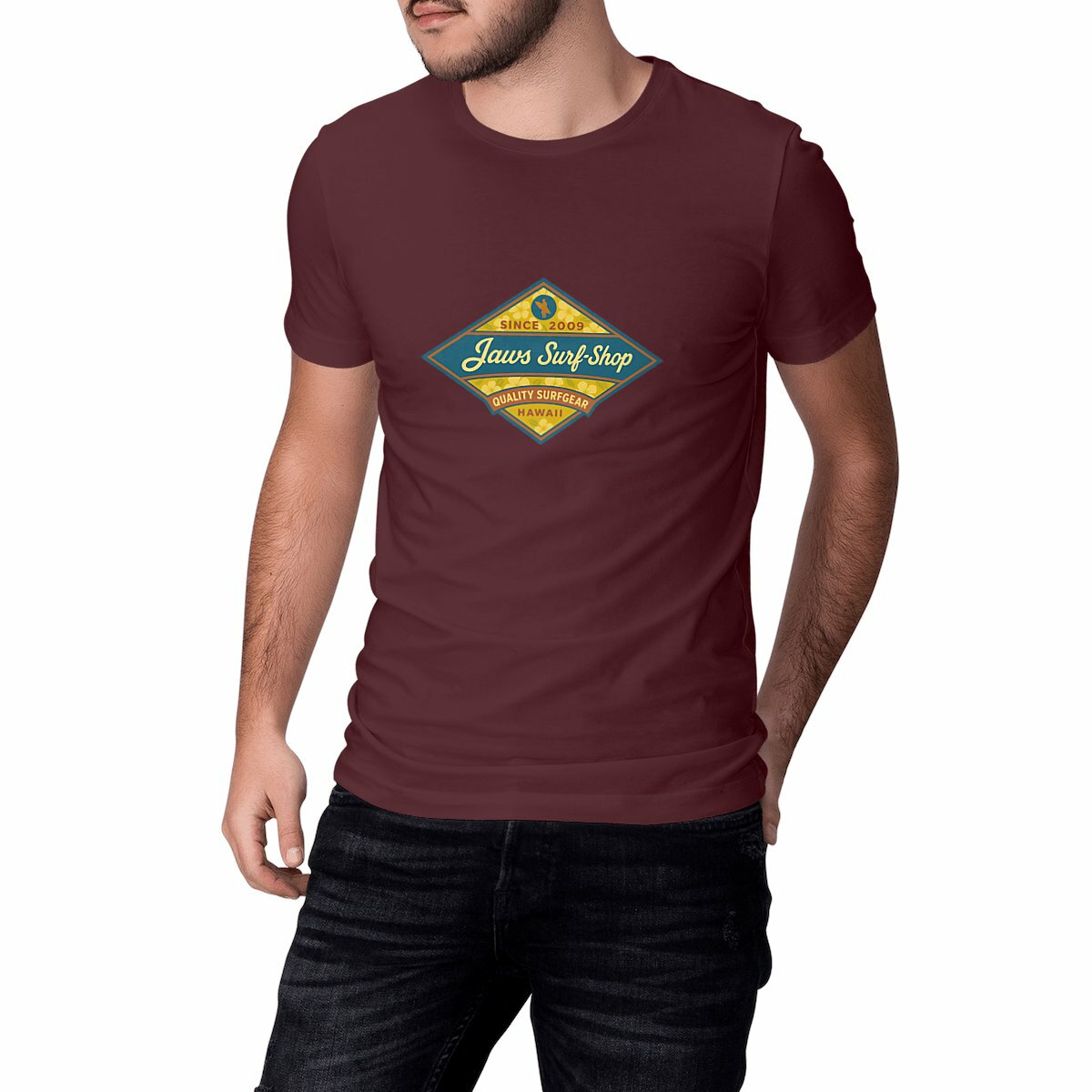 T-shirt Unisexe Classique Surf Shop Vintage