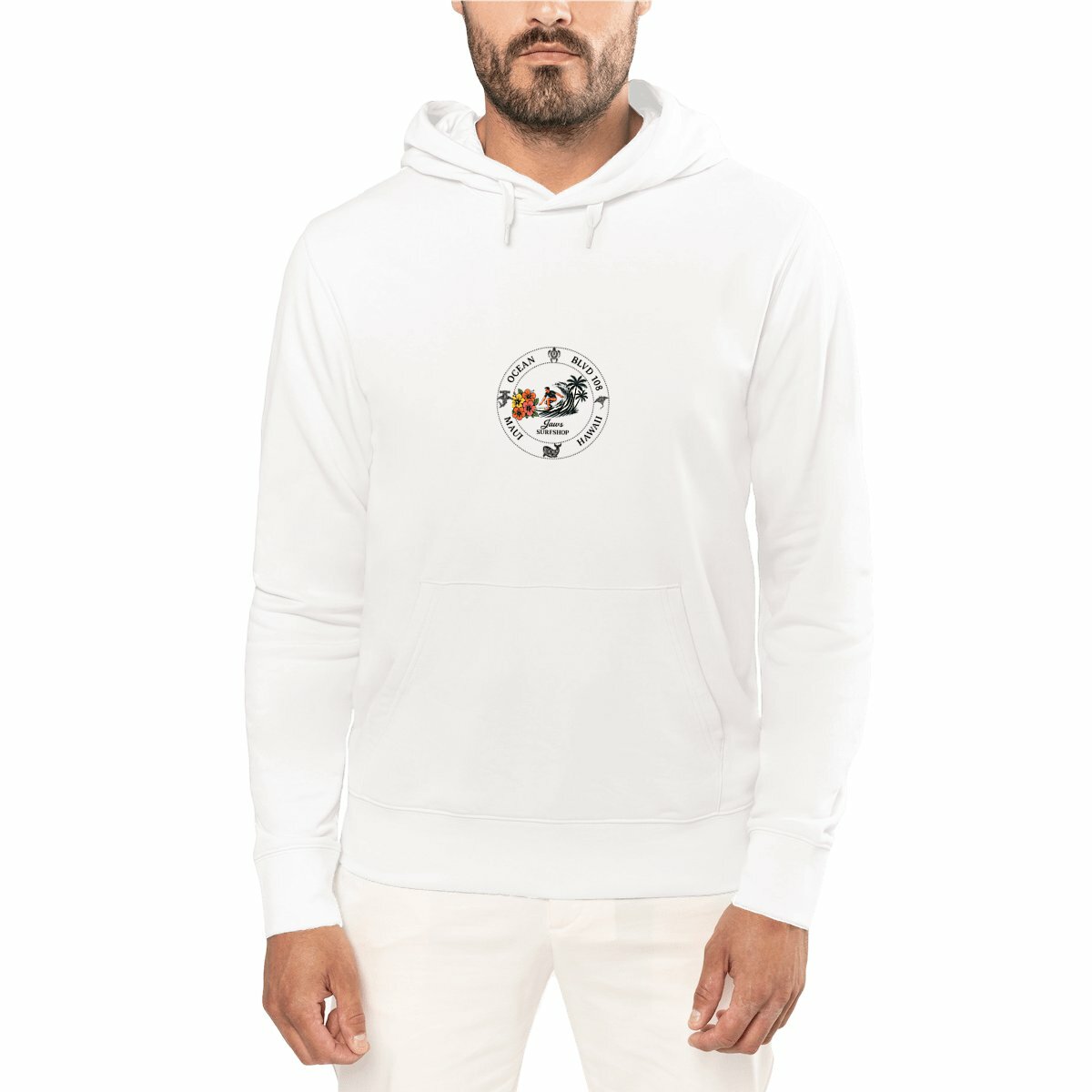 Plongez dans la vibe surf vintage et crypto  avec un Design tribal hawaïen pour les surfeu