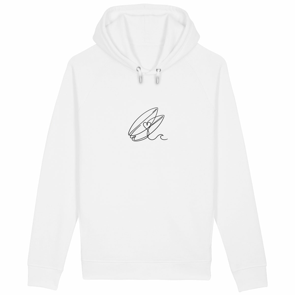 Pure Wave Love : Minimaliste Surf Line Art