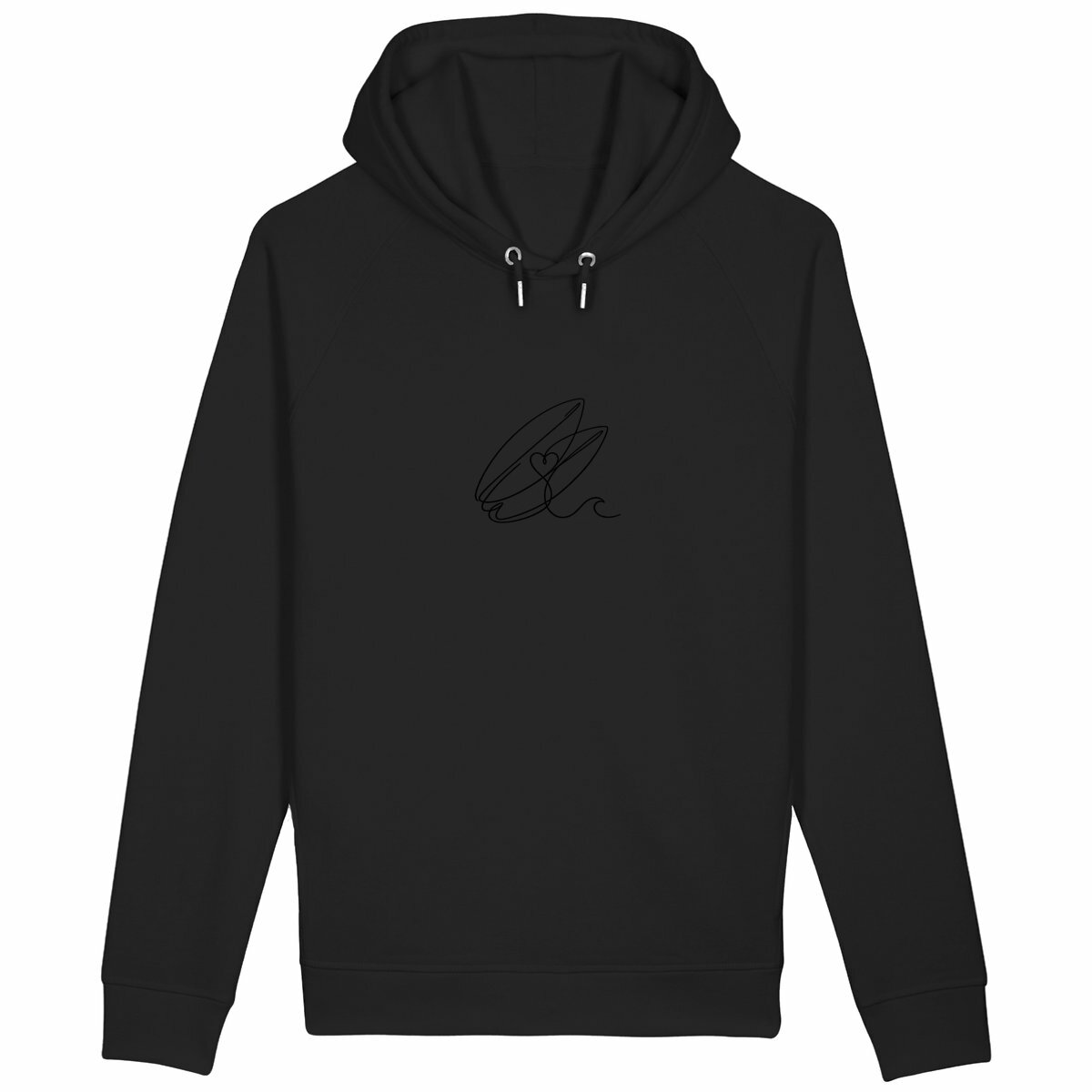 Pure Wave Love : Minimaliste Surf Line Art - Image