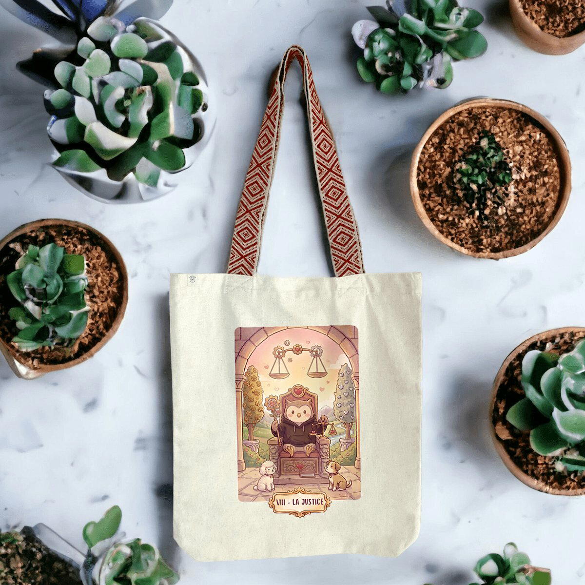 Totebag ethnique - La justice