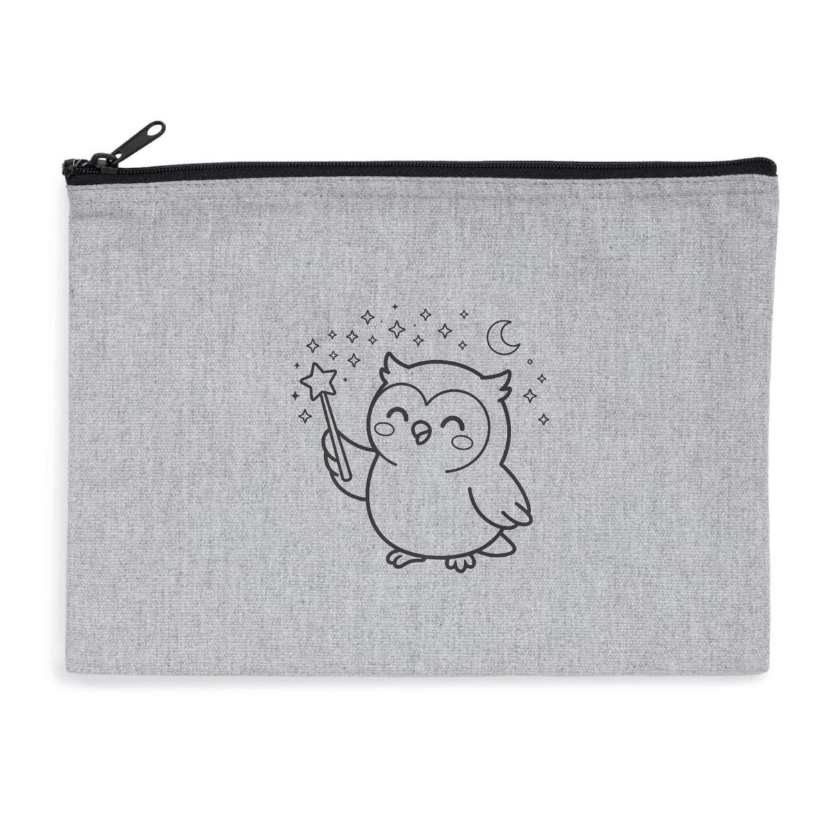 Pochette zippée recyclée - chouette baguette