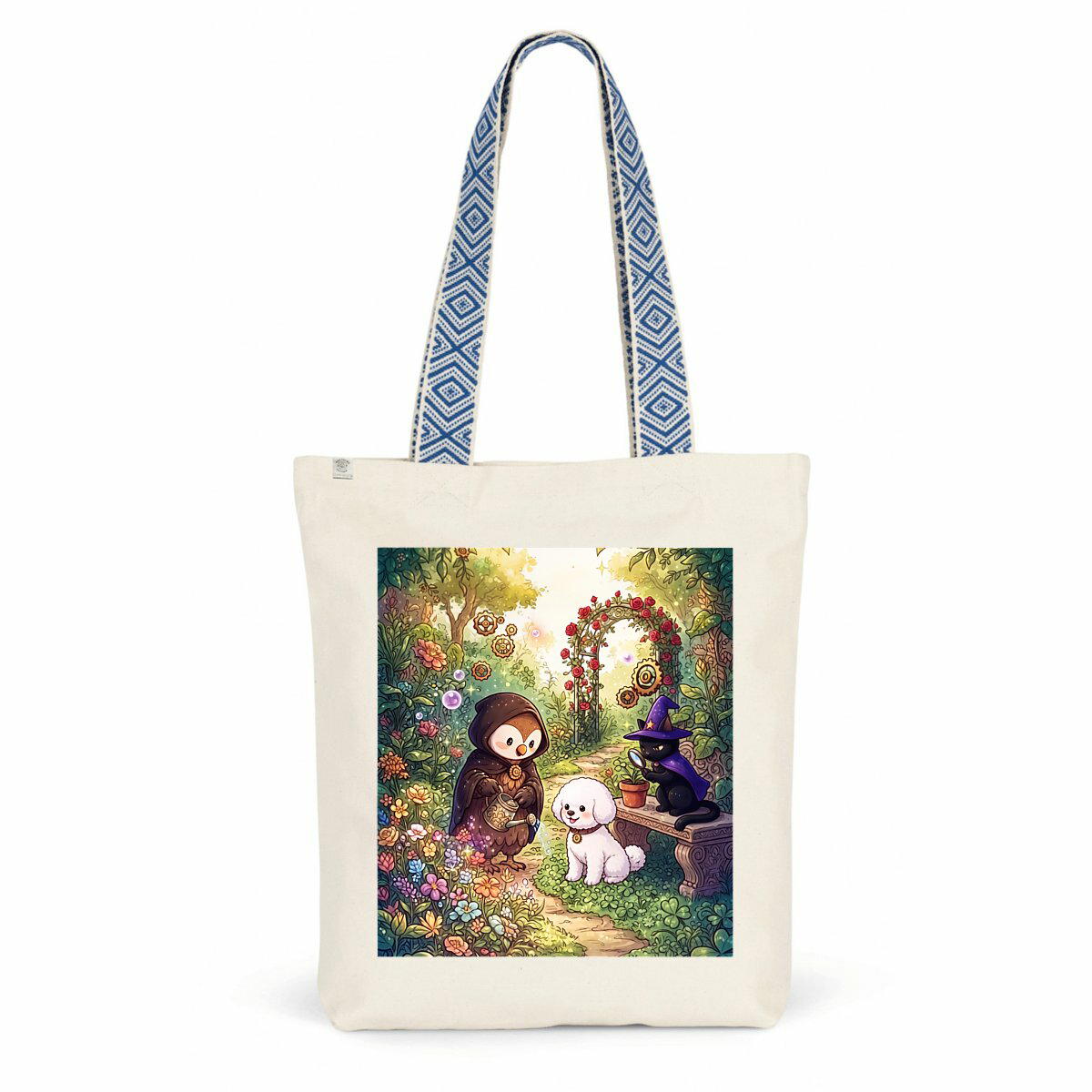 Totebag ethnique - jardin