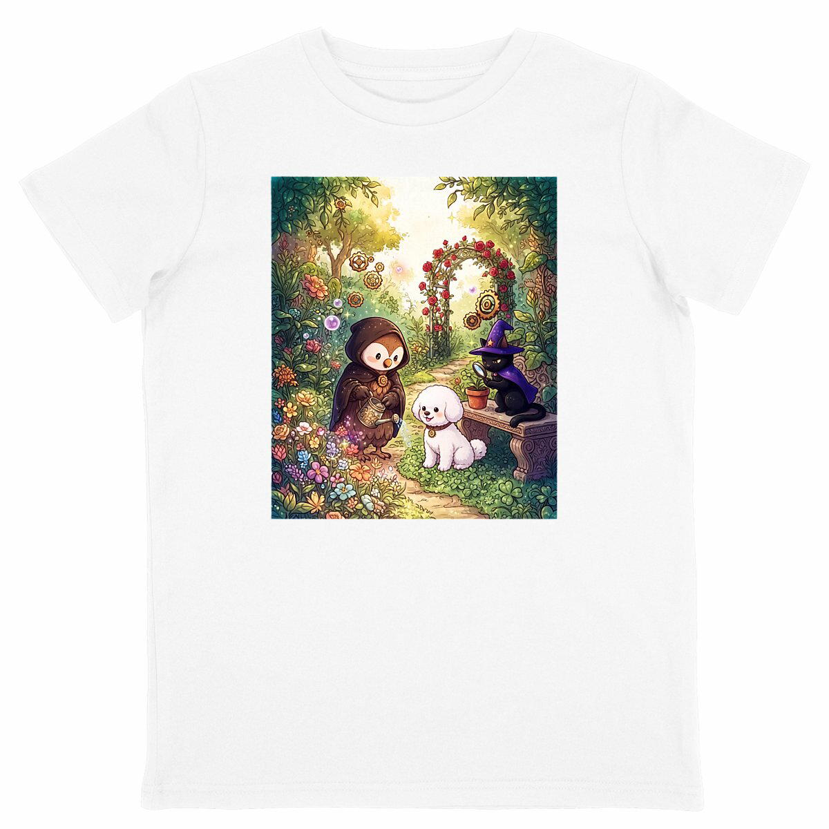 T-shirt Enfant Léger - Jardin fleuri - Image