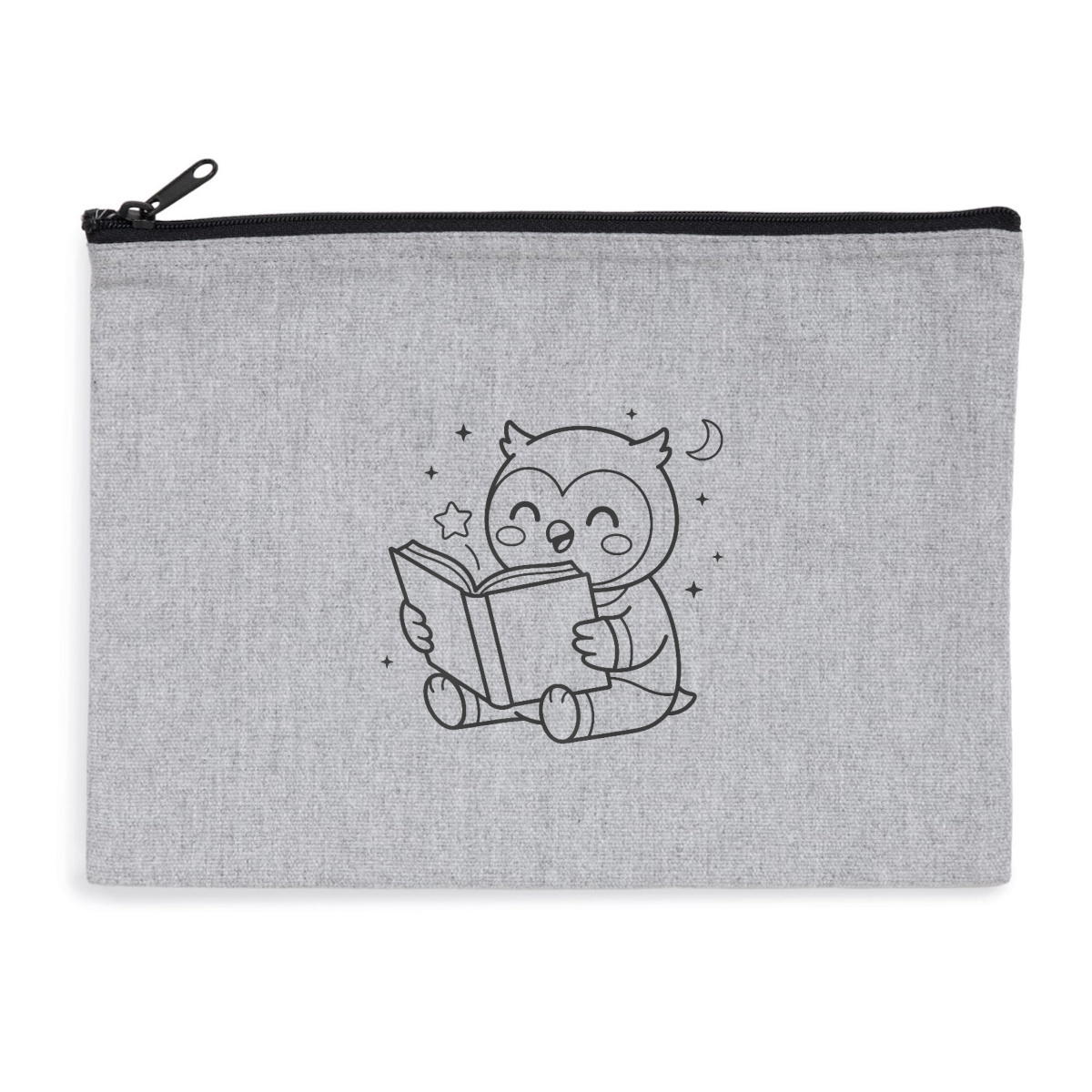 Pochette zippée recyclée - chouette histoire